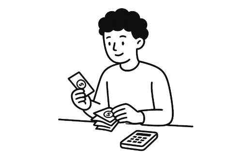 Tutor tracking class payments and managing his tutoring business